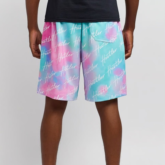 Hustler Tie Dye Shorts - Size XL - Picture 6 of 8